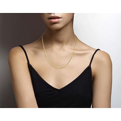 3.5mm Cuban Link Curb Chain Necklace