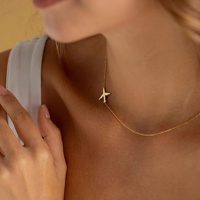 Trendy Sideways Pendant Necklace for Women