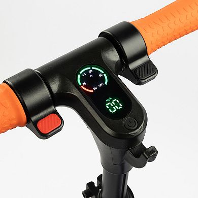 5TH WHEEL K1MAX Kids Foldable Electric Scooter Adjustable Handlebar, Ambient Light, Foot Brake
