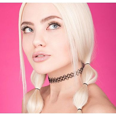 3PC Tattoo Choker Jewelry Set