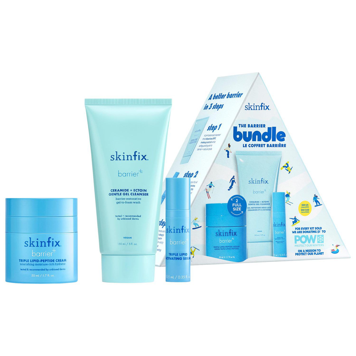 Skinfix The Barrier Bundle Hydrating + Plumping Trio - None