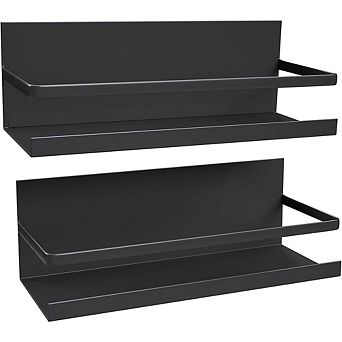 Heavy-Duty Magnetic Spice Rack Shelf for Refrigerator and Whiteboard