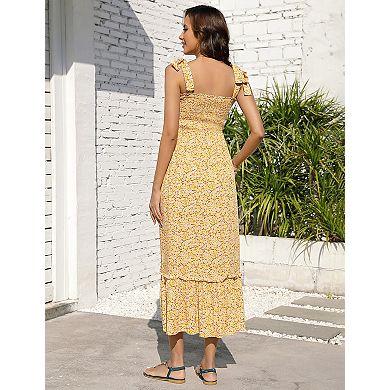 Women's Maternity Adjustable Strap Tank Dress Everyday Casual Pregnancy Fit