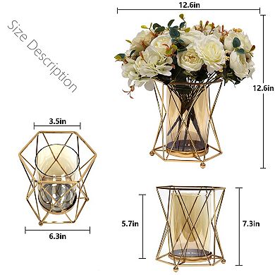 Kaelin Home Faux Flowers with Vase