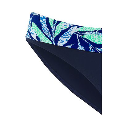 Lascana Women's Tropical Fold Over Bikini Bottom