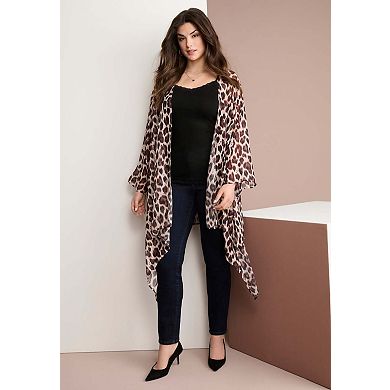 Roaman's Women's Plus Size Front-Knot Tie wrap