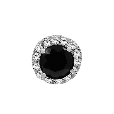 Jewelexcess Sterling Silver 1 Carat T.W. Diamond Earrings