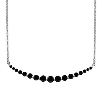 Jewelexcess 2 Carat T.W. Black Lab Grown Diamond Necklace