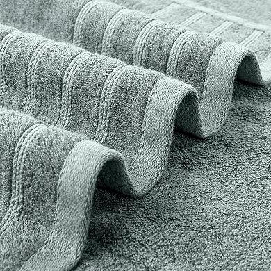 KSIZUIS 4-Pack 30"x60" Cotton Blend Bath Towels-Soft,Absorbent & Quick Drying for Daily Use