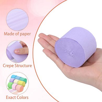 Crepe Paper Streamers 9 Rolls 738ft Party Decorations DIY Crafts Supplies