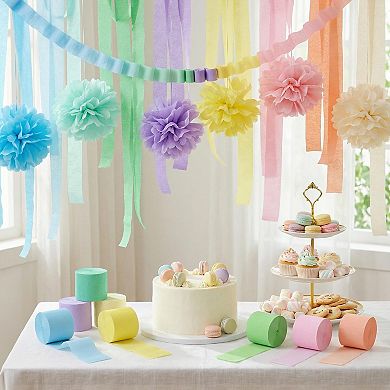 Crepe Paper Streamers 9 Rolls 738ft Party Decorations DIY Crafts Supplies