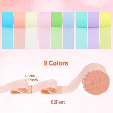 Crepe Paper Streamers 9 Rolls 738ft Party Decorations DIY Crafts Supplies