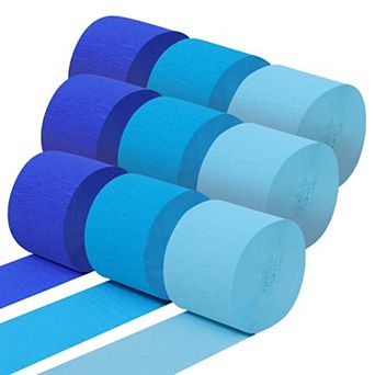 Crepe Paper Streamers 9 Rolls 738ft Party Decorations DIY Crafts Supplies