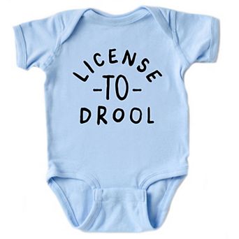 License To Drool - Baby Short Sleeve Graphic Bodysuit