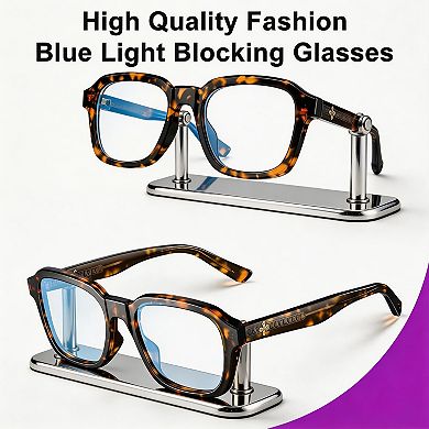 Kaelin Home Oversized Square Blue Light Blocking Glasses