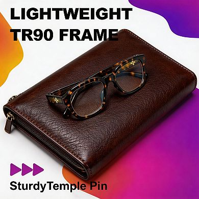 Kaelin Home Oversized Square Blue Light Blocking Glasses