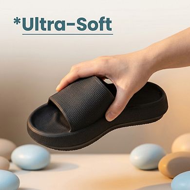 Cloud Slides Women Men Quick Dry Arch Support Thick Sole Anti Slip Shower Shoes