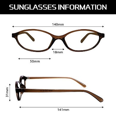 Kaelin Home Retro Oval Sunglasses