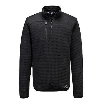 Portwest Mens KX3 Textured Quarter Zip Sweatshirt
