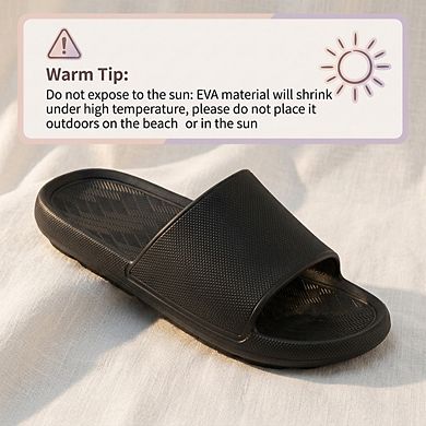Shower Slides Non Slip Quick Drying Arch Support Lightweight Bathroom Pool Beach Sandals