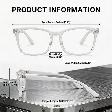 Kaelin Home Clear Frame Glasses