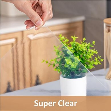 Great Ambitions 23.6"x15.7" Clear Silicone Countertop Mat, Non-Slip & Heat Resistant