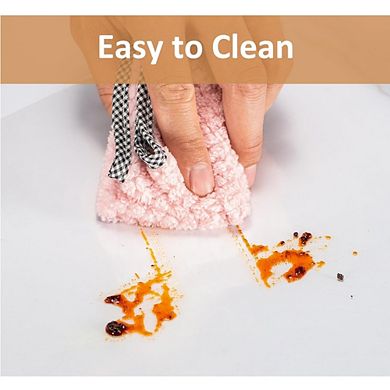 Great Ambitions 23.6"x15.7" Clear Silicone Countertop Mat, Non-Slip & Heat Resistant