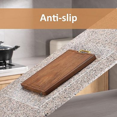 Great Ambitions 23.6"x15.7" Clear Silicone Countertop Mat, Non-Slip & Heat Resistant