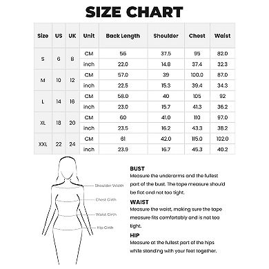 Women's V Neck Waistcoat Button Down Office Vest with Pockets