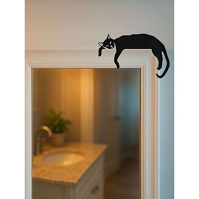 Cat Wall Ornament Decorative Hanging for Living Room Bedroom Entryway