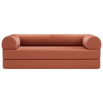 79" Modern Corduroy Module Comfortable Compressed Sofa