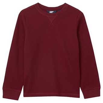 Girls 8-16 Lands' End Long Sleeve Waffle Thermal Shirt