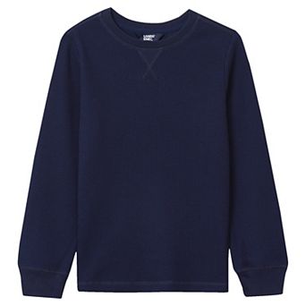 Girls 8-16 Lands' End Long Sleeve Waffle Thermal Shirt