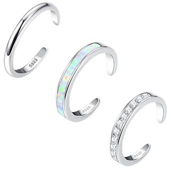 Sterling Silver Adjustable Toe Rings