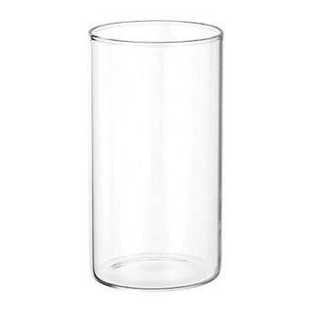 Clear Cylinder Vases 10oz, 5 Inch Tall Glass Flower Vase Floating Candle Holder for Bouquet Decor