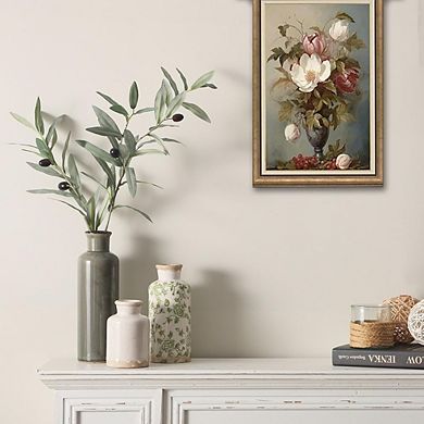 Ceramic Vase Set of 3 Decorative Vintage Flower Vases, Rustic Farmhouse