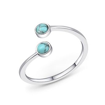 Adjustable Silver Open Statement Ring