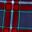 Bow Dark Blue Plaid
