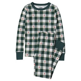 Kids 2-10 Lands' End Holiday Long Sleeve Pajama Top & Pajama Bottoms Set