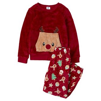 Boys 2-16 Lands' End Plush Pajama Top & Pajama Bottoms Set