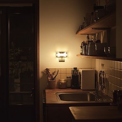2 Watt Integrated LED Dimmable Plug In Night Light Warm White 3000K Dusk to Dawn 2 Pack for Bedroom