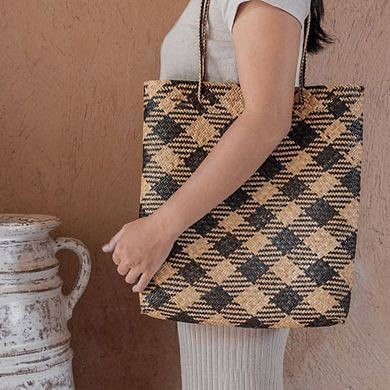 Bela Rattan Tote Bag