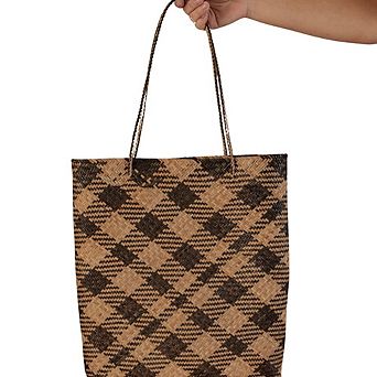 Bela Rattan Tote Bag