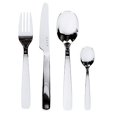 SMEG Stainless Steel Dinner Cutlery 4 Piece Flatware Set