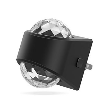 2W Color Changing Integrated LED Plug In Diamond Night Light Projecting 3CCT + Running Mode 1 Pack