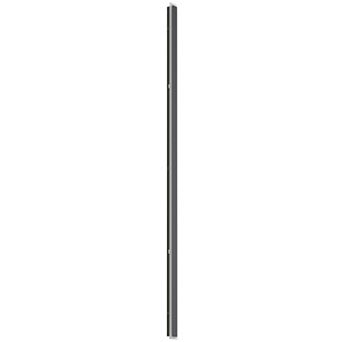6.55ft Ultra Long Outdoor Wall Sconce Black IP67 36W 3000K LED for Large Garage Doors