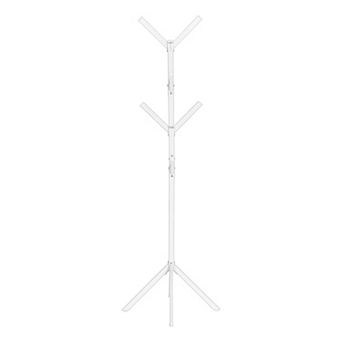 Free Standing Metal Coat Rack, 8 Hooks, 70" Tall Hall Tree for Entryway Bedroom