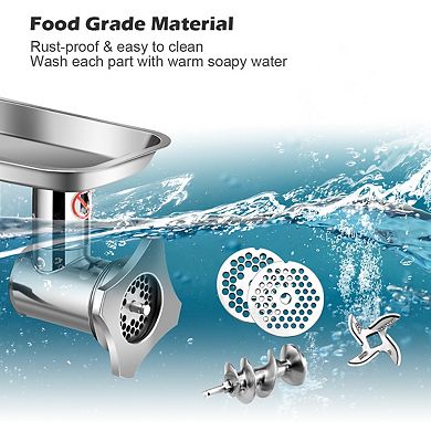 Heavy Duty 1.5HP 1100W 550LB/h Commercial Grade Meat Grinder