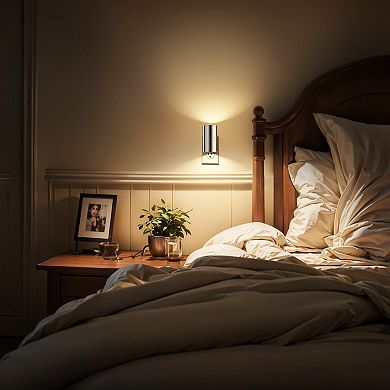1W LED Night Light, Dimmable, Warm White 3000K, Light Sensor, Plug in, 1 Pack