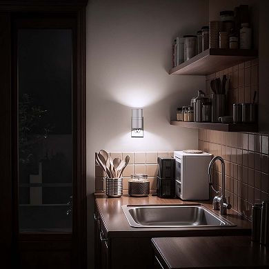 1W Integrated LED Plug In Night Light Cool White 5000K Dimmable Light 2 Pack for Bedroom Hallway